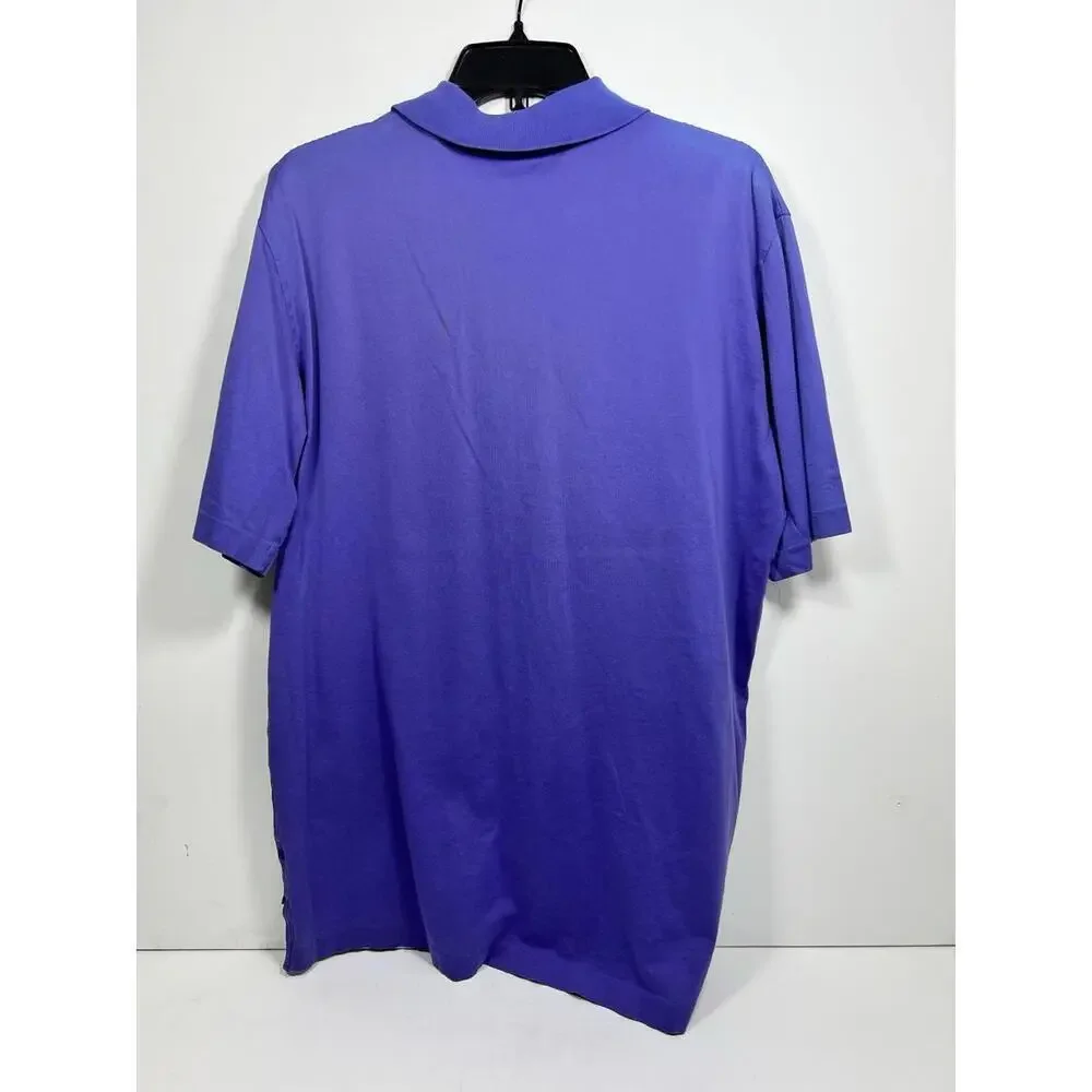 Polo Golf Ralph Lauren Mens Shirt Medium Golf Polo Pima Cotton Purple